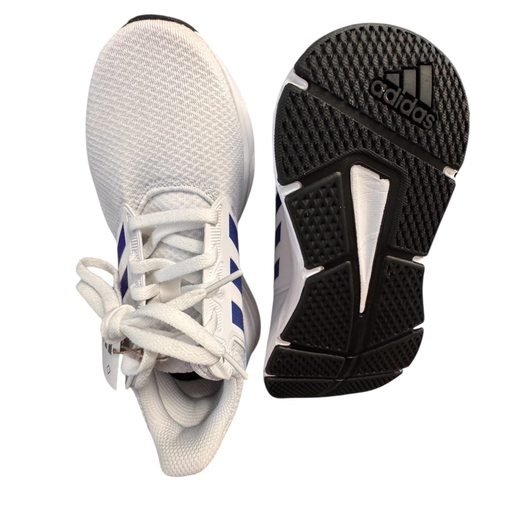 Adidas Galaxy 6 M Mens White Blue Running Shoes Sneakers IE8141 Size 7.5 - Picture 4 of 9